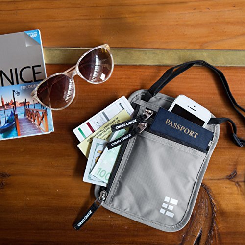 Travel Neck Wallet with RFID Blocking, Travel Neck Pouch Passport Holder for Women and Men Keep Valuables Safe for… - Image 7