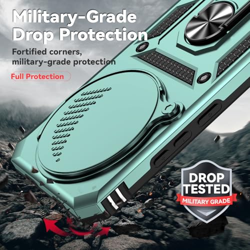 Etui de protection Xiaomi Redmi Note 15 Pro 5G coque verte aimantée avec vitre - 6