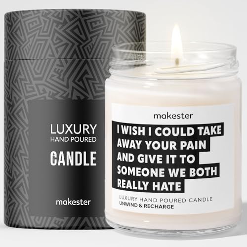 MAKESTER Get Well Soon Cadeaux pour femme, bougie Get Well Soon, emballage d'entretien pour elle, câlin dans une boîte pour femme, boîte cadeau Get Well Soon, boîte d'entretien
