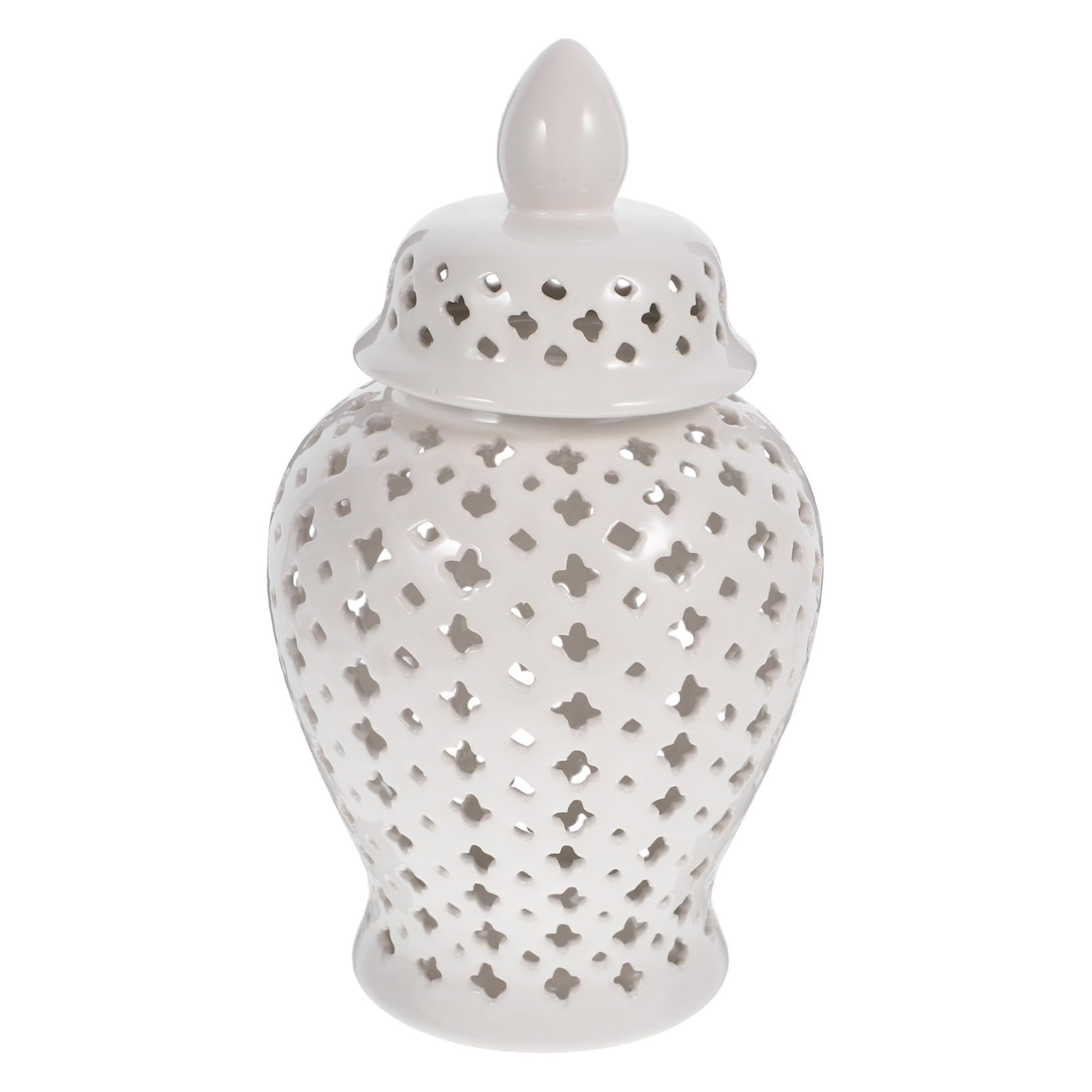 Vase à fleurs Holibanna en céramique blanche de style européen chic