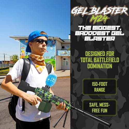 Image of Fresh Gel Blaster Gun Automatic Gun for Kids-Adults Electric Operated High Speed Including 5000 Gel Balls for Kids and Adults. B7