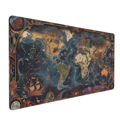 Alfombrilla para ratón y teclado impermeable que evita deslizamientos en la mesa 2