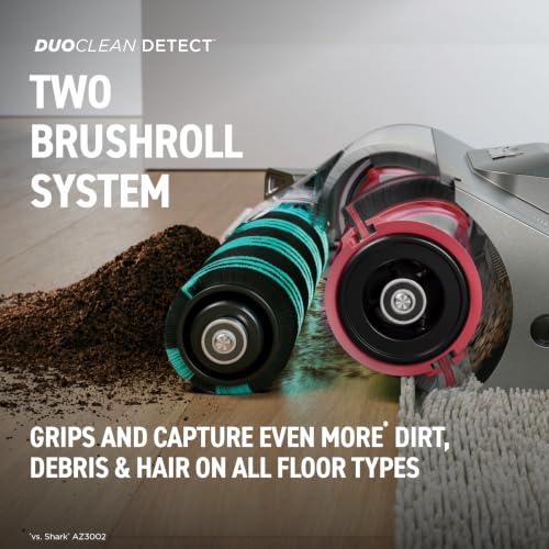 Image of Shark PowerDetect Transformer Upright Vacuum, Midnight Steel, LX5002 | With DuoClean Detect, Reveal Technology, and Self-Cleaning Brushroll