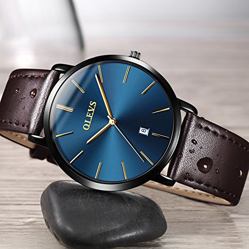 Image of OLEVS Men's Watches Analog Quartz Chronograph Dress Watch Multifunctional Stainsteel Steel Waterproof Classic Original Watch for Man