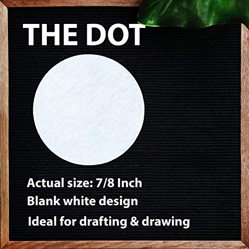 Offidea Professional Drafting Dots 500 pcs - Low Tack Pre-Cut Blank Tape - Easy to Use, for Drawing, Blueprint, Artist, Architect
