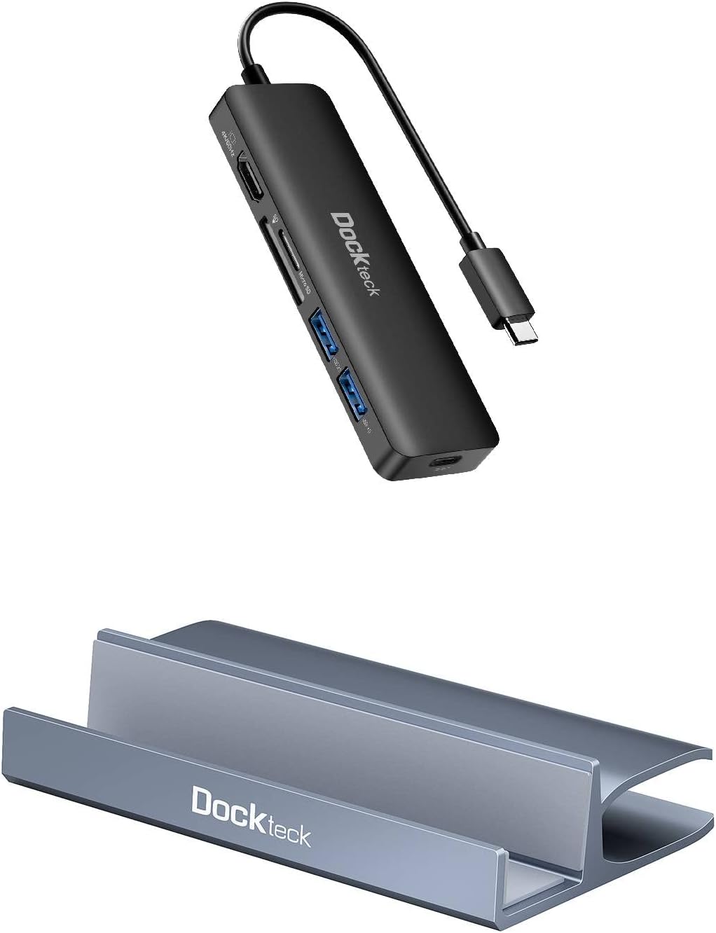 Amazon.com: USB C Hub HDMI PD Adapter, Dockteck 6-in-1 Type C Hub with ...
