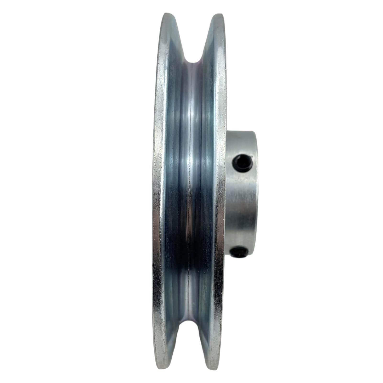 AB550-7/8 Single Groove Web Sheaves, v Belt Pulley 5.5" OD 7/8" bore,Motor Pulley Carbon Steel for A B 5L 4L V-Belts — Amazon image 3