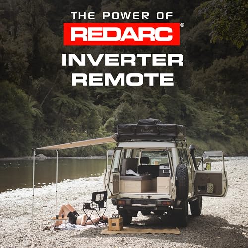 Image of REDARC Remote-RS Inverter Remote Switch, 12V Compatible, Flush-Mount Design for RS Series Pure Sine Wave Inverters, On /Off Control and Status Indicator, for RV, Truck, and Off-Grid Use