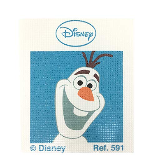 Haberdashery Online Kit Medio Punto para nios, 18 x 15 cms. Coleccin Frozen - Modelo 591