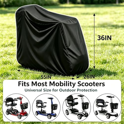 Image of Mobility Scooter Storage Cover, Mobility Scooter Accessories ,55 inchx26 inchx36 inch
