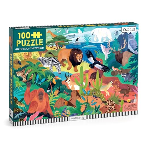 Animals of The World 100 Piece Puzzle