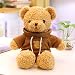 Aoriher 2 Pieces Matching Bear Stuffed Animal Plush Gifts 11.8 Inch Soft Bear with Clothes Bears Plush for Newlyweds Mom Grandma Women Baby Shower Wedding Party Favor