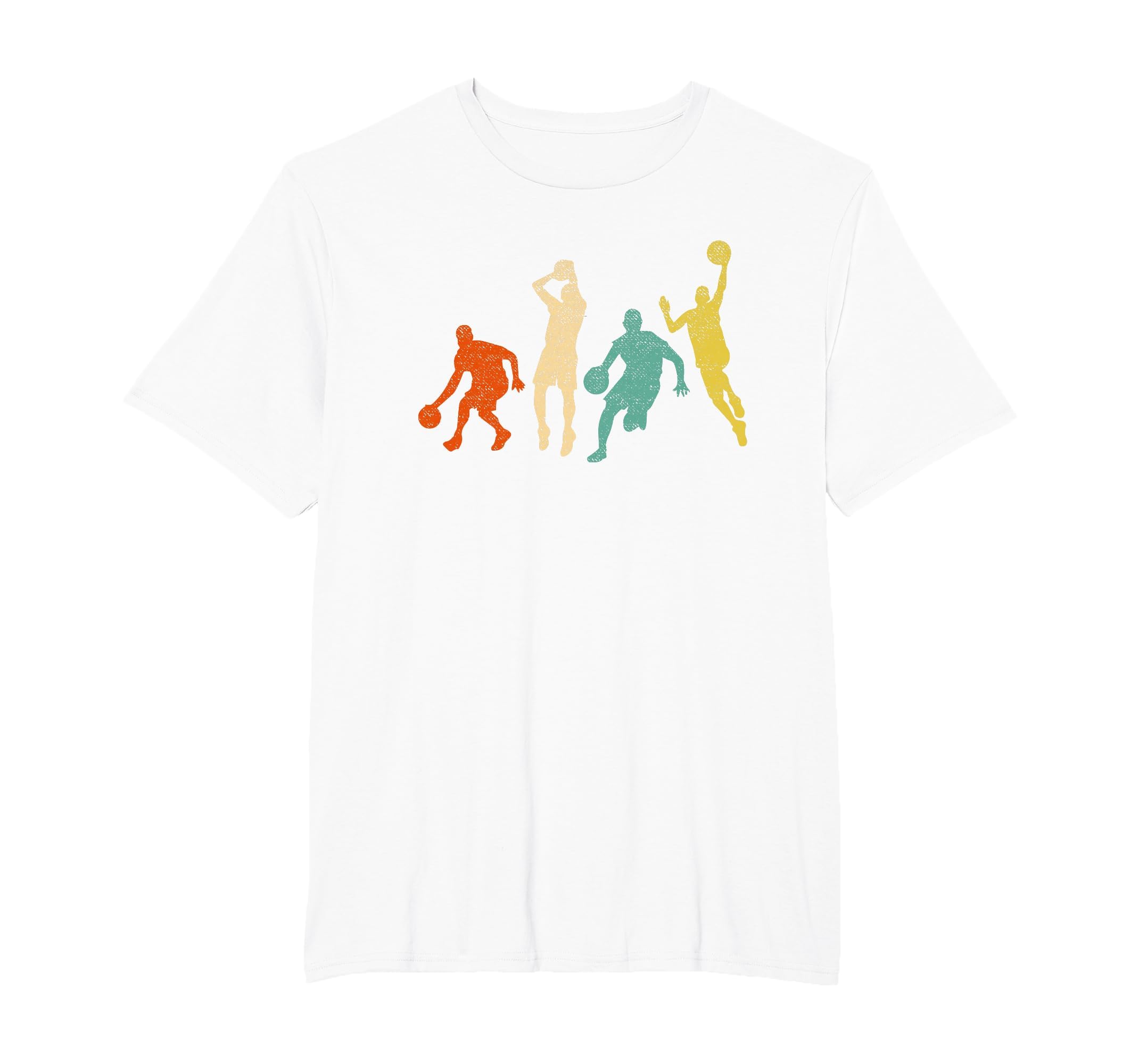 Vintage Basketball Ball Graphic Design Basketball Fan Player T-Shirt