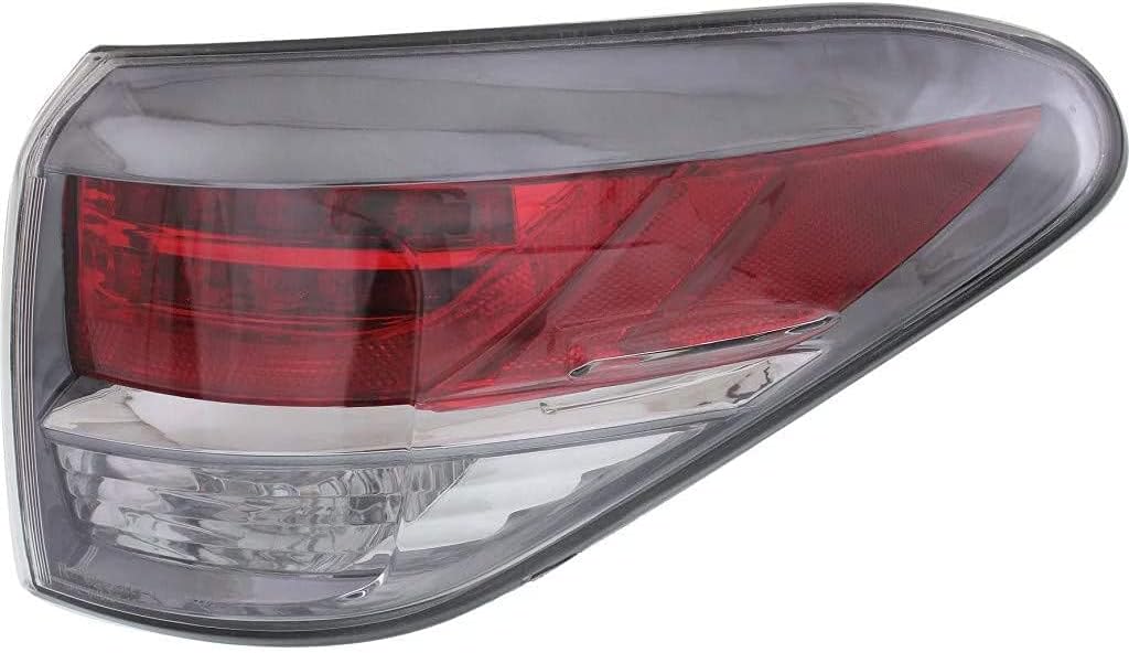 CarLights360 For 2013-2015 Lexus RX350 Rear Tail Light Passenger Side Assembly Unit LX2805115 Lens/Housing For 81551-48300