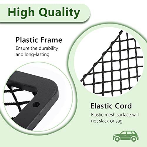 Rete Portaoggetti Auto, 4 Pezzi Rete Bagagliaio