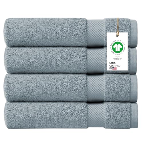 Delara Organic Cotton Bath Towels (Pack of 4)