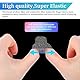 20 Stück Gaming Finger Sleeve- Silberfaser Finger Sleeves-Ultradünne Fingerlinge mit Blauem Rand-Schweißfeste Touch fingersleeves Zubehör-für Alle Touchscreen