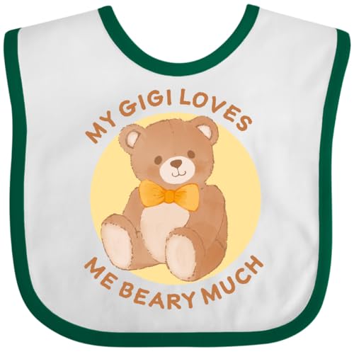 inktastic My Gigi Loves Me Beary Much Baby Bib