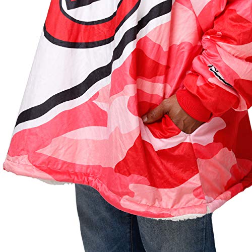 Foco HDONFSMURBUSQVC Kansas City Chiefs Nfl Reversible Team Color Camo Hoodeez thumb #4