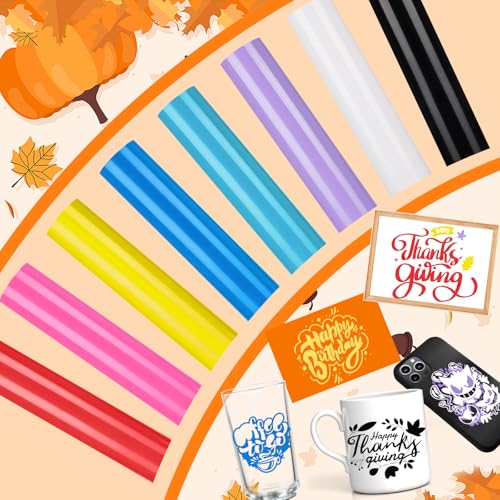 Prime Vinyl Permanent Vinyl, 12" x 6ft Blue Vinyl Roll for Cricut, Blue Permanent Vinyl for DIY Crafting, Home Decoration, Party Decoration. - Image 5