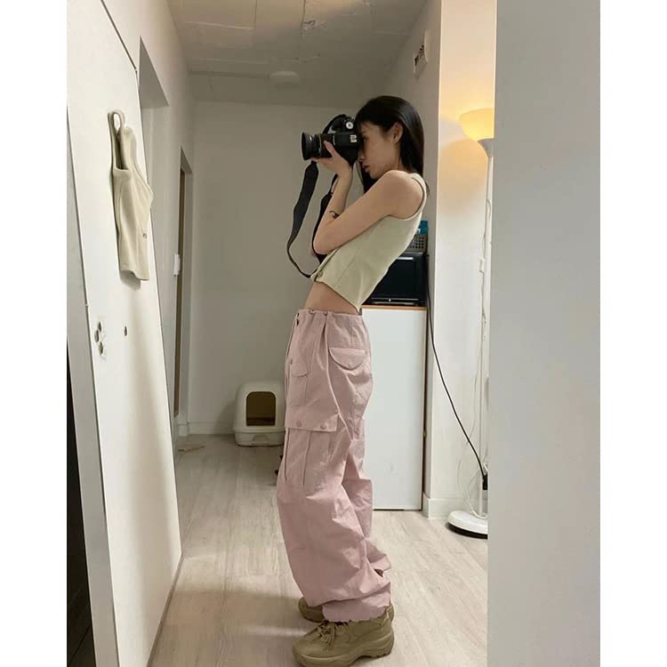 Grunge Baggy Pant Y2K Hip Hop Cargo Pants with Pockets Goth Punk Fairycore Clothing Vintage Alternative Streetwear2