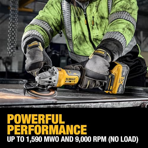 DEWALT 20V MAX XR Brushless Cordless 4-1/2 in. - 5 in. Angle Grinder Kit with XR POWERPACK (DCG410WW1) - image 8