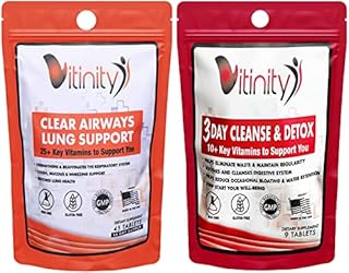 Lung Cleanse for Smokers & 3 Day Body Detox-Clear Airways Lung Respiratory Support Supplement-Natural Lung Health Complex-Lung Detox Those with Breathing,Asthma,Seasonal Allergy Relief Seekers