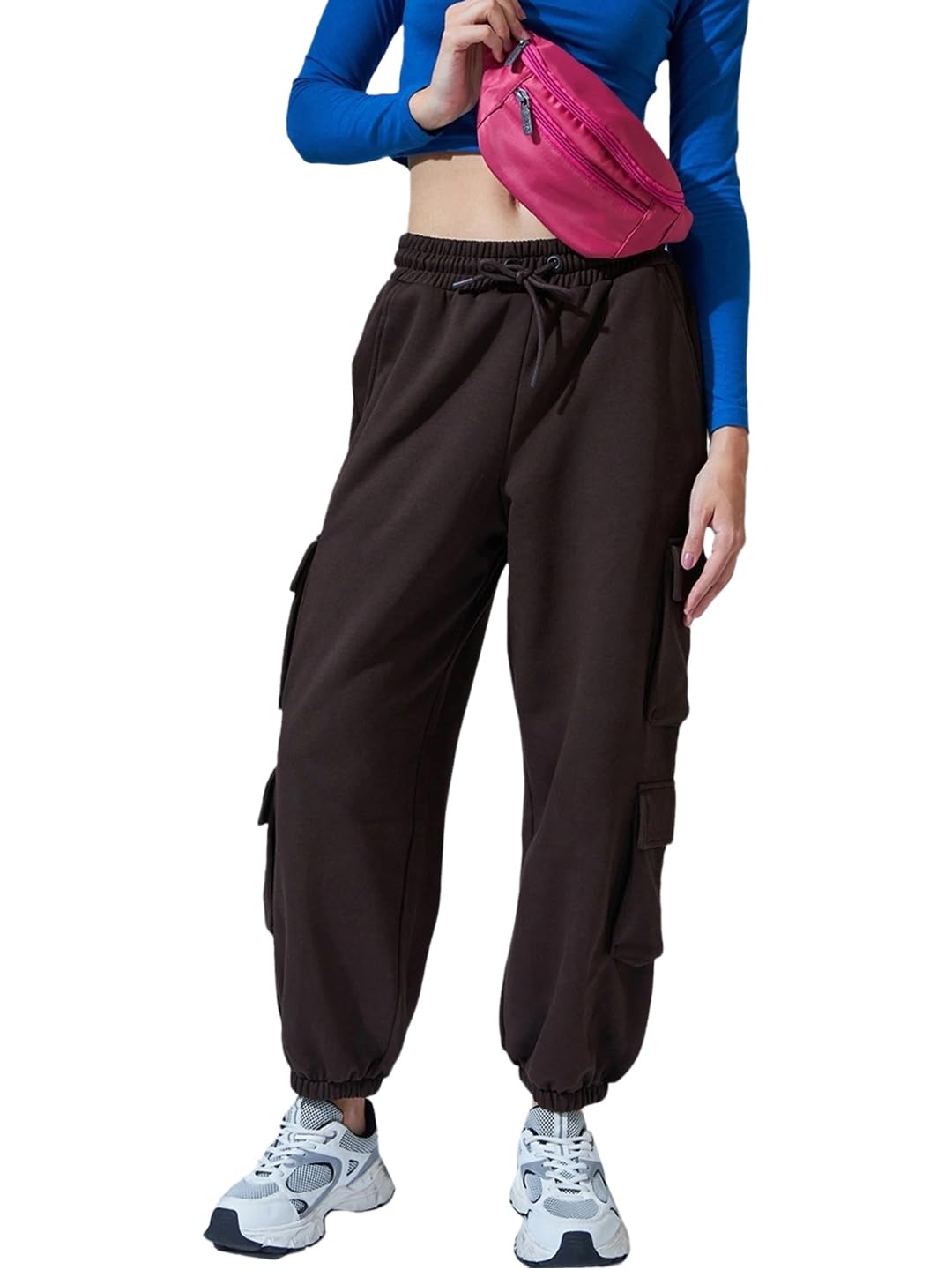bewakoof Women's Loose Trackpants-picture-33