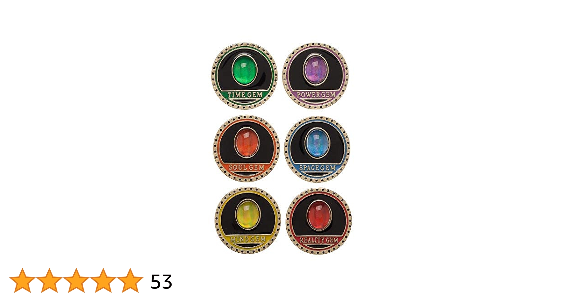 Amazon.com: Bioworld Infinity Gauntlet 6 piece Collectible