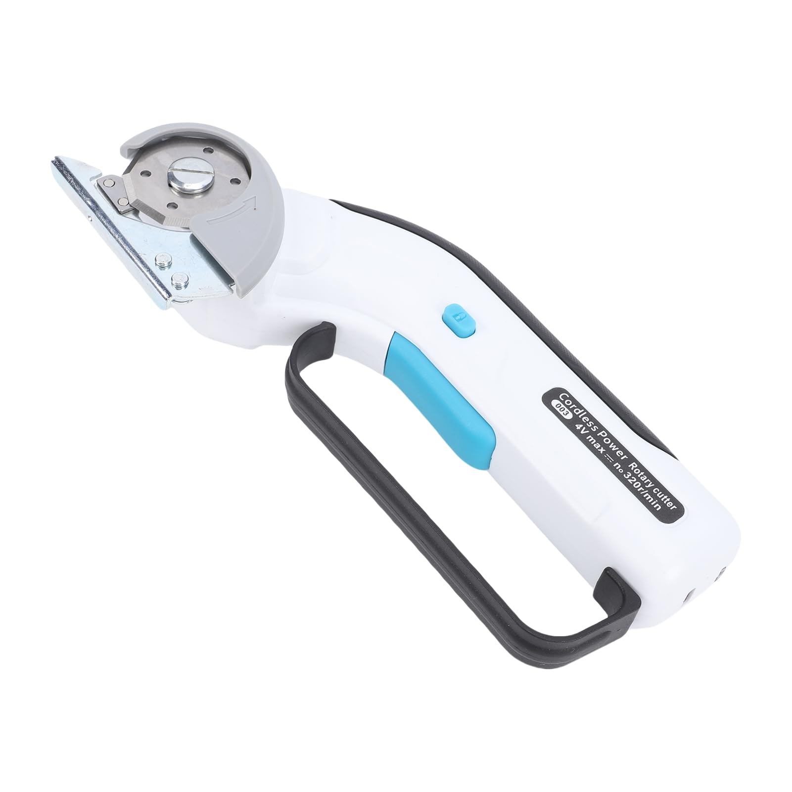 Eujgoov Forbici Elettriche Senza Fili, Taglierina per Tessuti Resistente Ricaricabile con Luce LED e Blocco di Sicurezza, per Lavori Artigianali in Cartone, Moquette in Pelle