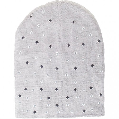 Bonnet tricoté femme Neff Di étoile gris taille unique accessoire hiver chaud