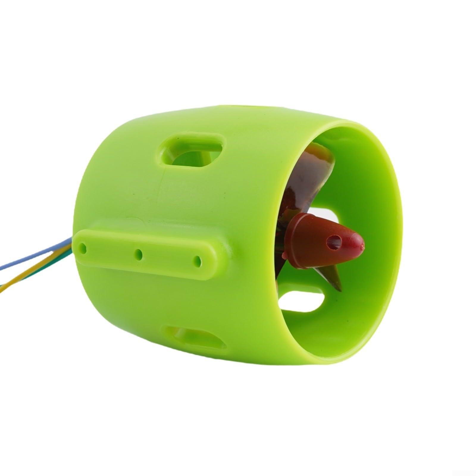 Impulsor subacuático sin escobillas para barcos y kayaks modelo RC rodamiento de acero inoxidable aleación de aluminio Shell verde 12-24V 30-200W (en sentido antihorario)