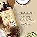 Handcraft Blends Organic Fractionated Coconut Oil - 16 Fl Oz - 100% Pure and Natural - Premium Grade Carrier Oil for Skin and Hair - Hair and Body - Massage
