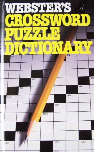 Webster's crossword puzzle dictionary B0006F2BXI Book Cover