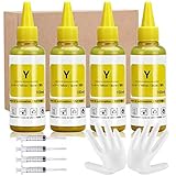 Xcinkjet 4x100ml Sublimation Ink Refill for Epson ET2720 WF7710 WF7720 ET2760 WF3720 ET2750 WF7210...