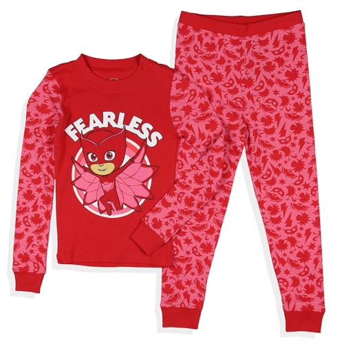 PJ Masks Toddler Girls' Owlette Fearless 2 Piece Long Sleeve Pajama Set2