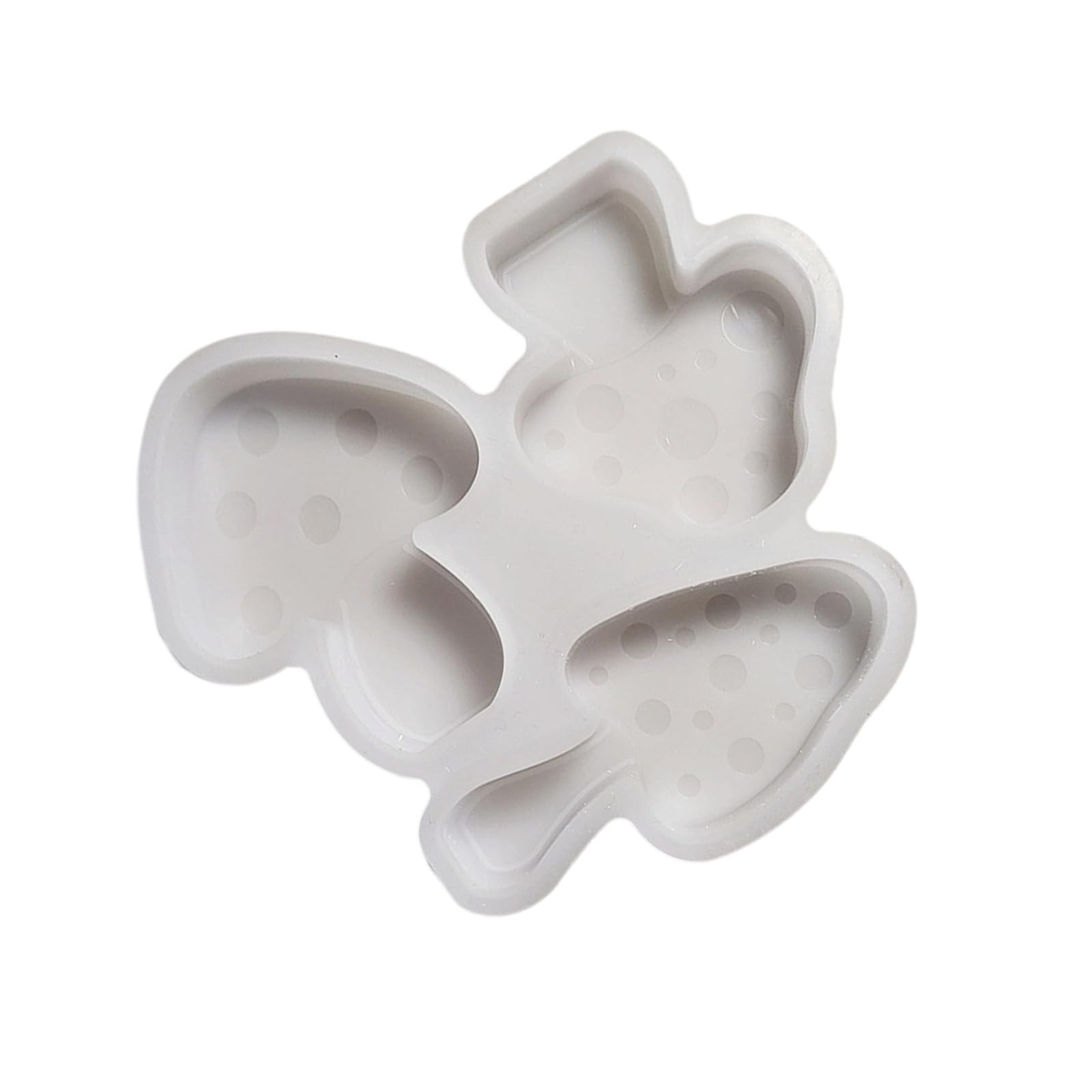 Xjdzineq Mushroom Silicone Molds for Making Soap Multipurpose 3 Cavities Mushrooms Silicones for Epoxy Resin Food Grade Silicone Craft Molds
