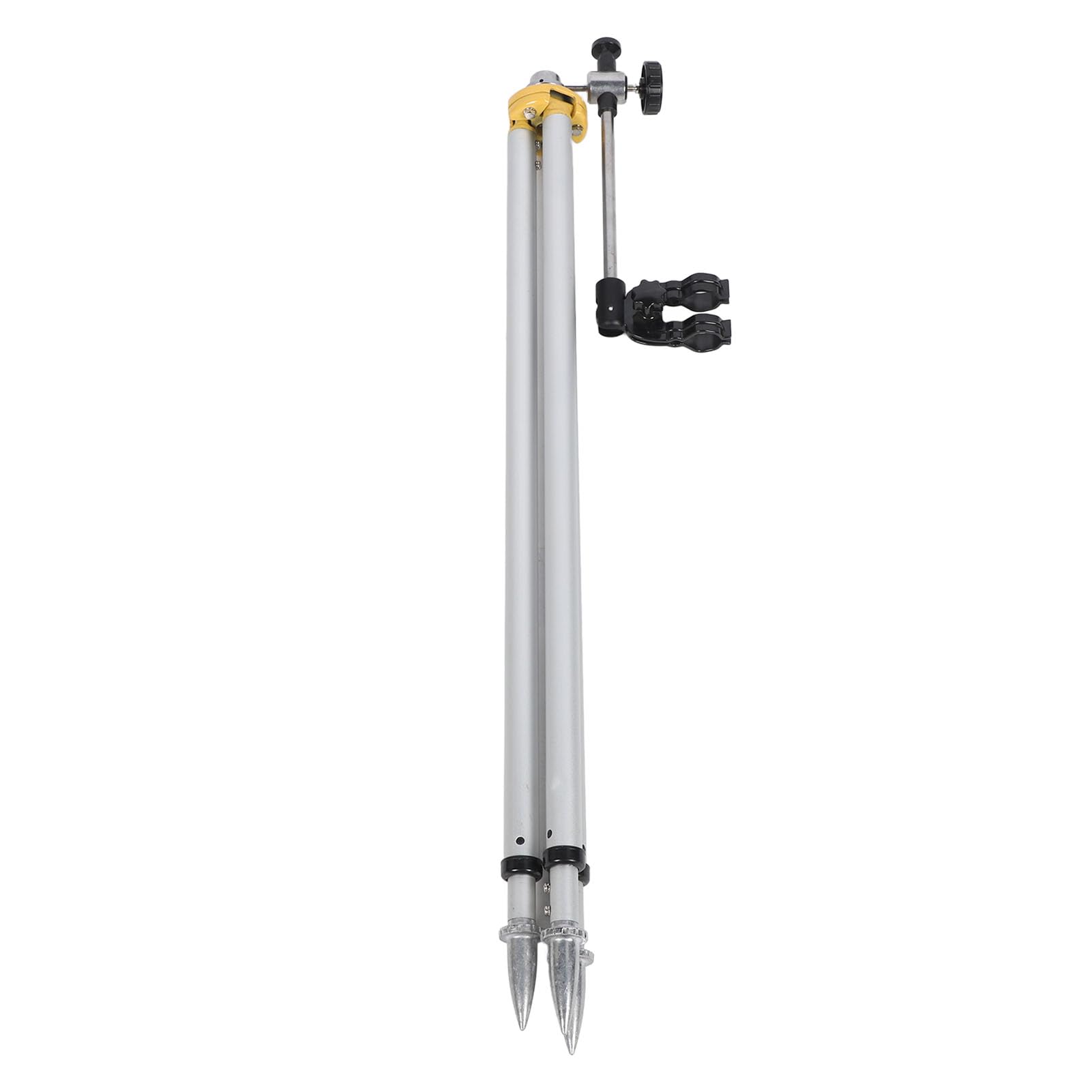 Trípode de Poste de Prisma, Trípode de Poste de Rango de Aluminio de 31.50-49 Pulgadas para Varilla Móvil de Poste de Encuesta, Soporte de Varilla GNSS RTK de Poste GPS, Equipo