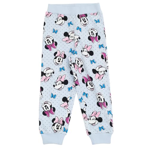 Disney Girls Fleece Sweatshirt and Jogger Pants Outfit Set Newborn to Big Kid Sizes (Newborn - 14-16)3