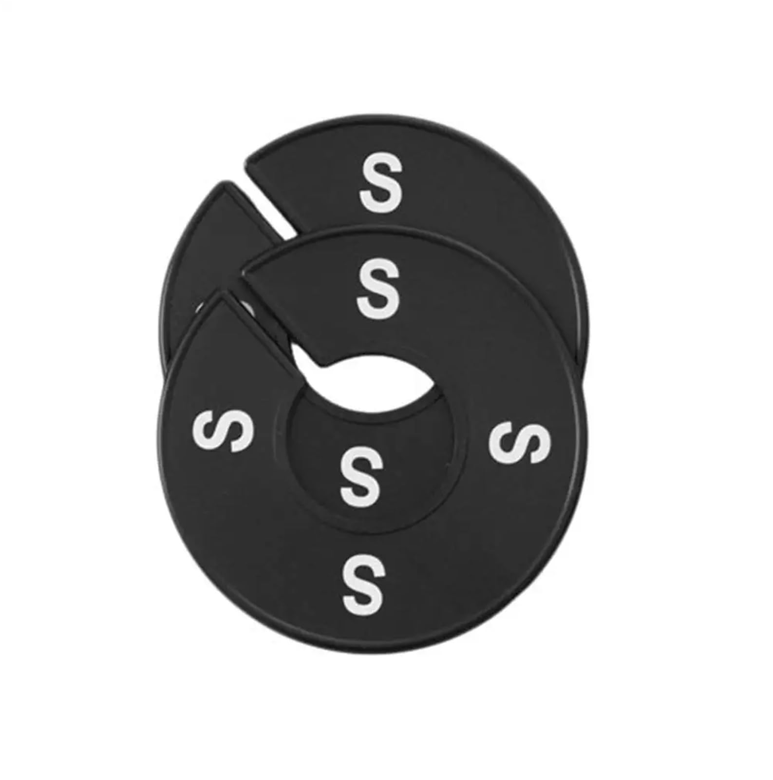 50Pcs Closet Dividers for Clothes Rack Size Sorting Tags Wardrobe Hanger Separators