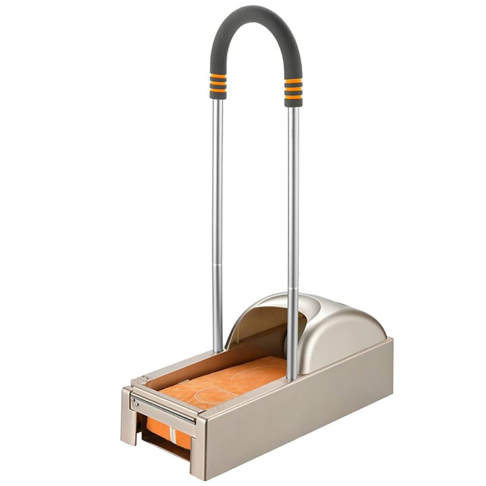 Máquina automática para cubrir zapatos, dispensador de film transparente para pies. Protección profesional para calzado en el hogar, laboratorio y fábrica. Práctica, higiénica y fácil de usar(Sliver)