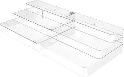 Organizador 3 Níveis Extensível Clear OU 25X29X10CM