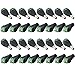 Produktbild QitinDasen 16 Paar Premium 5.5 X 2.1mm DC Stecker Verbinder, 12V / 24V DC Power Adapter Terminalblock, 2 Polig Männlich Stecker & Weiblich Buchse Kit, für CCTV-Kamera LED-Streifenlicht