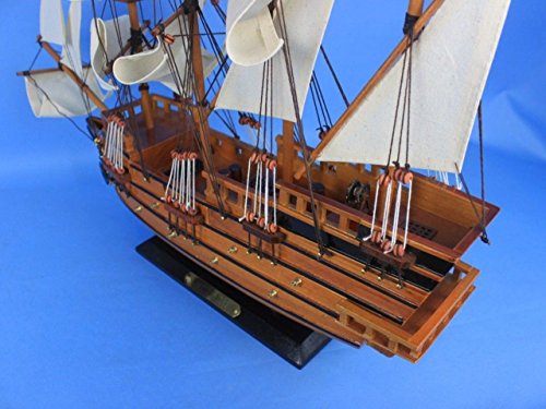 Hampton Nautical Wooden Spanish Galleon Tall Model Ship, 20" #TOP7