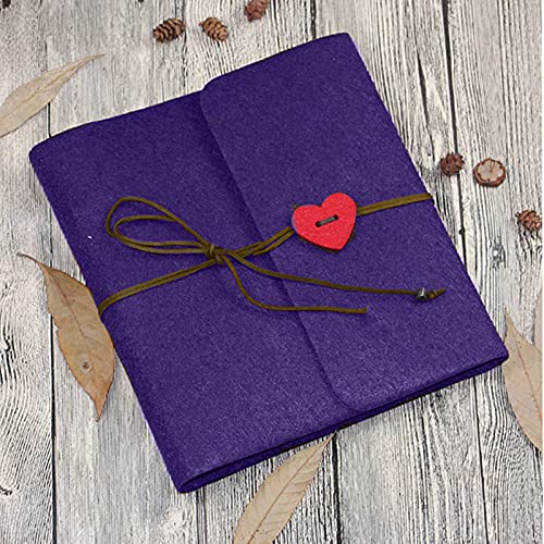 Vintage Filz Scrapbook Fotoalbum Selbstgestalten Schwarze Seiten Scrapbook Diy Fotoalbum Hochzeit Album Zum Einkleben… – Bild 8