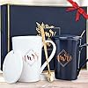 KEDRIAN Mr And Mrs Mug Set, Best Wedding Gifts For Couple Gifts For Newlyweds, Mr And Mrs Gifts, Engagement Gifts For…