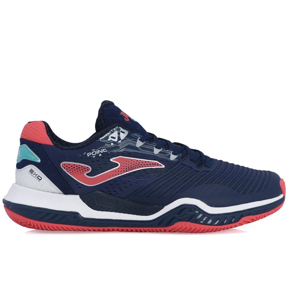 Joma Hombres Point Clay Zapatillas De Tenis Zapatilla Tierra Batida Azul Oscuro - Rojo 41