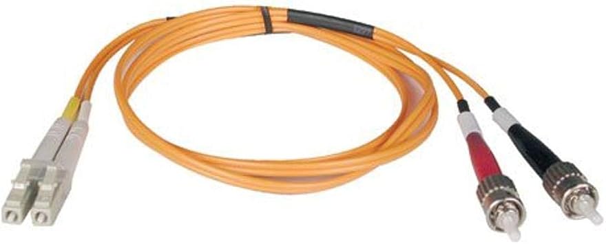 Tripp Lite Duplex Multimode 50/125 Fiber Patch Cable LC/ST, 2M 6-ft.N518-02M