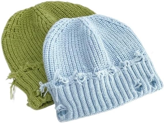 Versatile Creative Polyester Knitted Cap for Women's Casual Warm Outfits