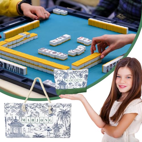 Juego de bolsas para Mah Jong estilo chino Pavilion miniatura 7